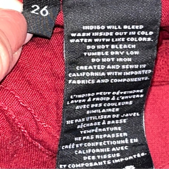 J Brand Ruby High Rise Velour Crop Jeans - Picture 9 of 9